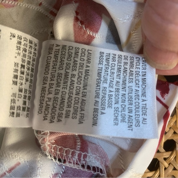 JM Collection leaf design shirt top blouse - Picture 7 of 11